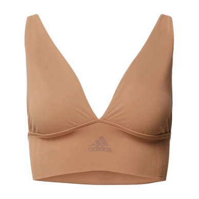 Brassière de Sport Adidas Femme Longline Bra Toasted Almond
