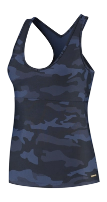 Top Deblon Women Day Camo Navy