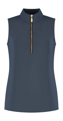 Top Deblon Women Rosy Sleeveless Navy