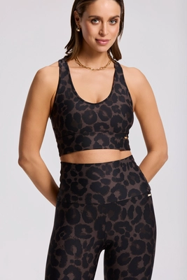 Top Deblon Women Tara Leopard Cacao