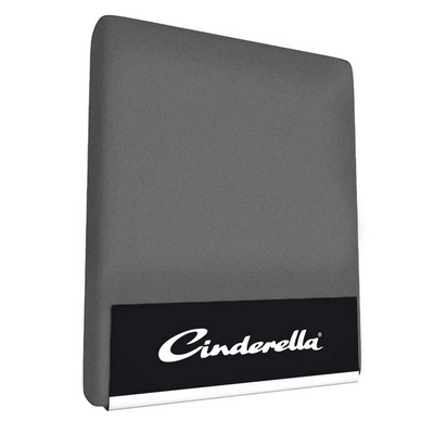 Split Topper Hoeslaken Cinderella Anthracite (Badstof)