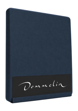 Drap-housse Surmatelas Dommelin 5-9 cm Bleu Nuit (Satin 300TC)