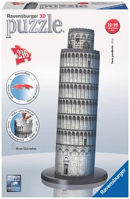 Puzzel Ravensburger Toren van Pisa 3D (216 Stukjes)