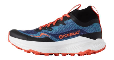 Trailrunning Schoen Icebug Women Järv Gaiter RB9X GTX IceBlue Orange