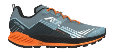 Trailrunning Schoen Lowa Men Amplux 2 GTX Smoke Blue/Orange Carbon