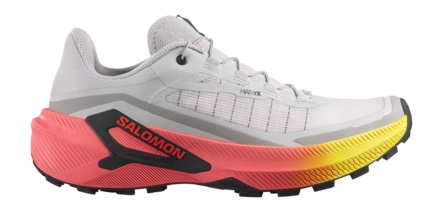 Trailrunning Schoen Salomon Women Genesis 2 W Gray Violet / Safety Yellow Trail