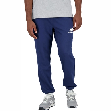 Trainingshose New Balance Essentials Stacked Logo French Terry Sweatpant Men NB Navy
