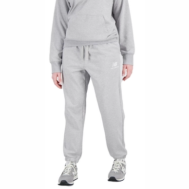 Trainingshose New Balance Essentials Stacked Logo French Terry Sweatpant Women Athletic Grey