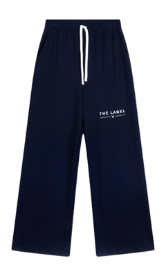 Trainingsbroek Alix The Label Women Wide Leg Scuba Pants Navy