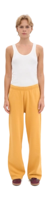 2---CS1018_Organic-Straight-Leg-Sweatpants_Burned-Yellow_Female2-_no-bg