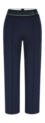 Trainingsbroek Vieux Jeu Women Stella Pants Dress Blue Recht model