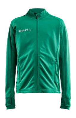 Trainingsjack Craft Junior Evolve Full Zip Team Green