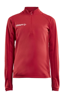 Trainingsjack Craft Junior Evolve Halfzip Bright Red