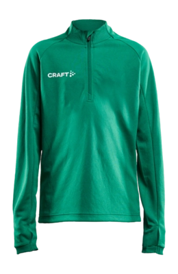 Trainingsjack Craft Junior Evolve Halfzip Team Green