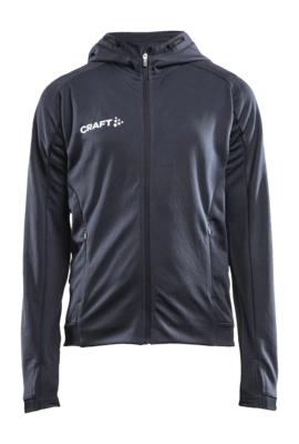 Trainingsjack Craft Junior Evolve Hood Jacket Asphalt