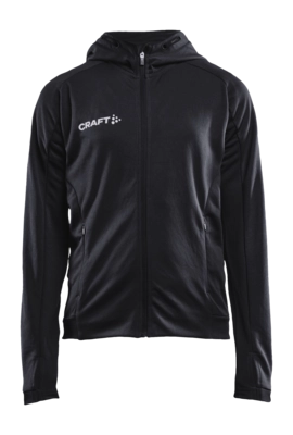 Trainingsjack Craft Junior Evolve Hood Jacket Black