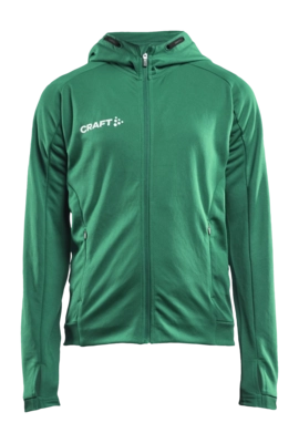 Trainingsjack Craft Junior Evolve Hood Jacket Team Green