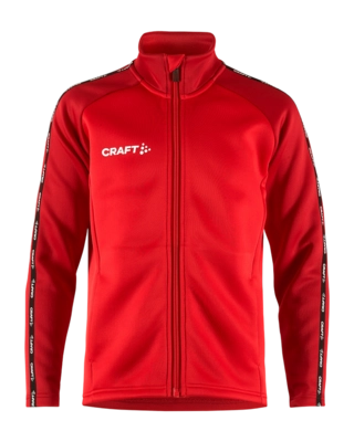 Trainingsjack Craft Squad 2.0 Full Zip Bright Red-Express Junior