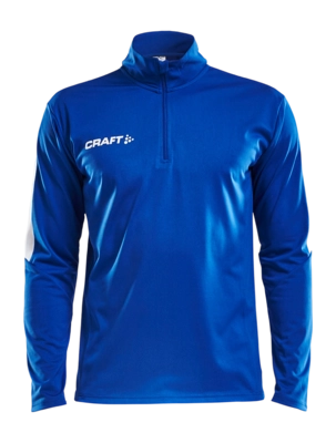 Trainingsjack Craft Men Progress Halfzip LS Tee Royal Blue Regular Fit