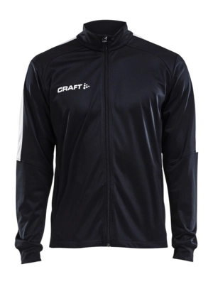 Trainingsjack Craft Men Progress Jacket Black/White Regular Fit
