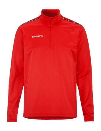 Trainingsjack Craft Men Squad Go Half Zip Bright Red