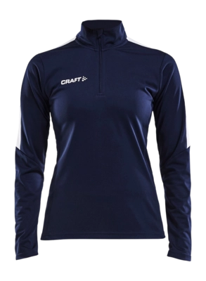 Trainingsjack Craft Women Progress Halfzip LS Tee Navy Regular Fit