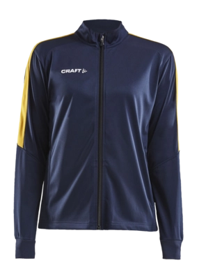 Trainingsjack Craft Women Progress Jacket Navy/Sweden Yellow