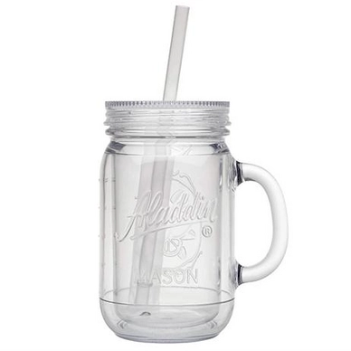 Reisebecher Aladdin Mason Doppelwandig Transparent 0,47 L
