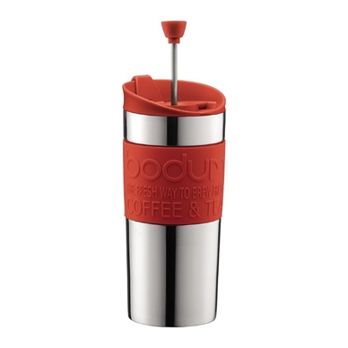 Kaffeebereiter Bodum Travel Press 0.35L Rot