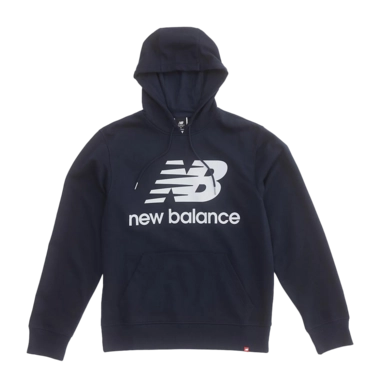Trui New Balance Men Essentials Stack Logo Po Hoodie Eclipse