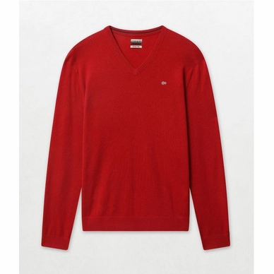 Trui Napapijri Men Damavand V-Neck Red Scarlet
