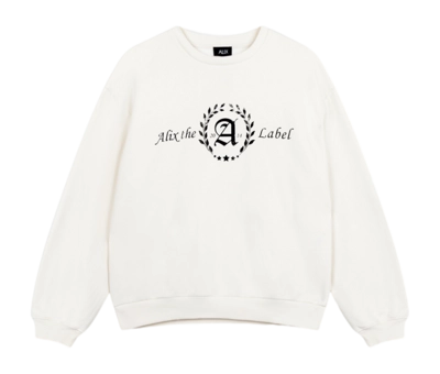Trui Alix The Label Women Collage Sweater Ecru