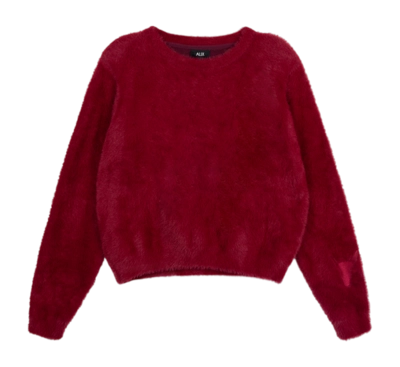 Trui Alix The Label Women Mohair Pullover Bordeaux
