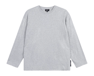 Trui Alix The Label Women Studded Longsleeve Soft Grey Melange