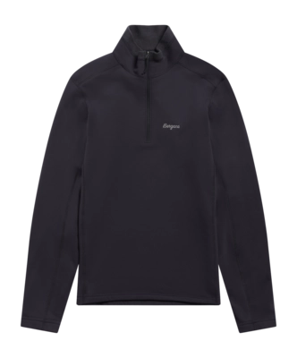 Trui Bergans Men Midtli Midlayer Half Zip Black Slim Fit