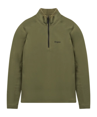 Trui Bergans Men Midtli Midlayer Half Zip Pine Forest Slim Fit