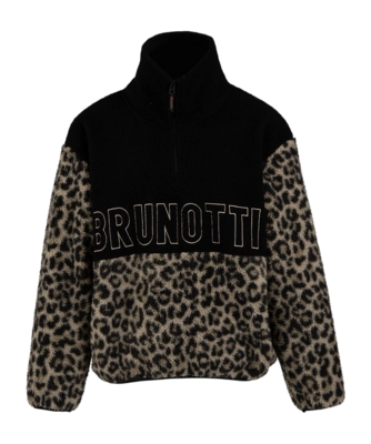 Trui Brunotti Women Chondra Print Fungi Fleece Polar Loose Fit