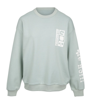 Trui Brunotti Women Yanouka Sweater Aqua Grey Loose fit