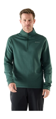 Trui Cortazu Men AR Second Layer Fleece Half-Zip 10M Dark Green Regular Fit