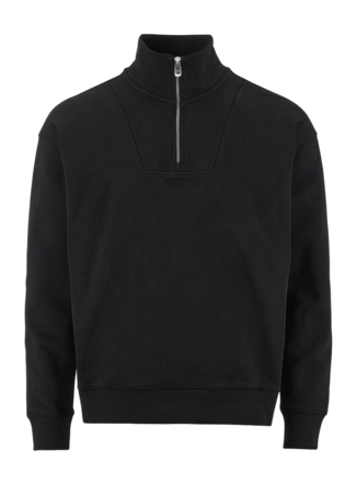 Trui Craft Men Frequent Half Zip Black Relaxed Fit