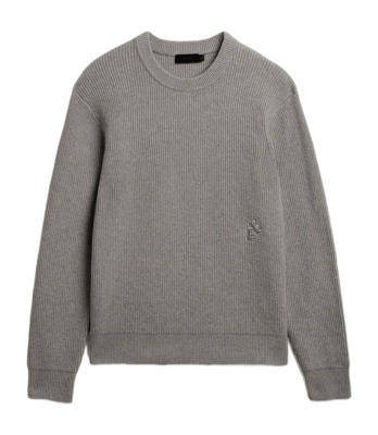 Trui Elvine Men Folden Grey Melange