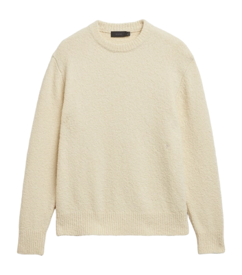Trui Elvine Men Mike Soft White