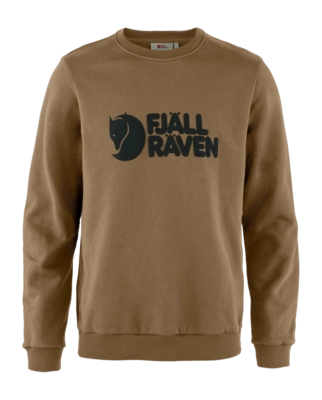 Trui Fjällräven Men Logo Sweater Wood Brown