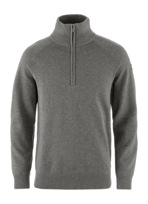 Trui Fjällräven Men Övik Lite Half Zip Grey Melange