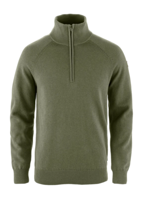 Trui Fjällräven Men Övik Lite Half Zip Laurel Green
