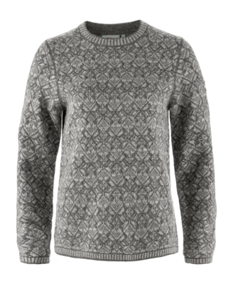 Trui Fjällräven Women Snow Round Neck Sweater Grey