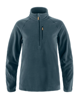 Trui Fjällräven Women Övik Lite Fleece Half Zip Mountain Blue
