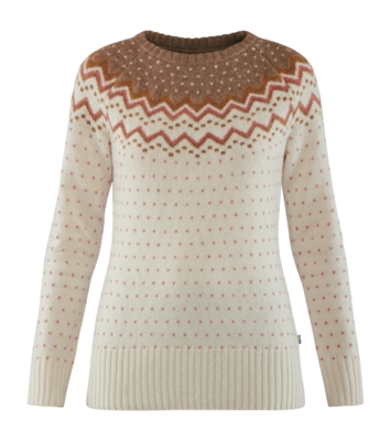 Trui FjŠllrŠven Women …vik Knit Sweater Terracotta Pink