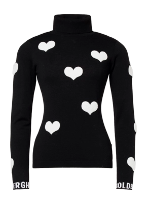Trui Goldbergh Women Bacio LS Knit Sweater Black/White