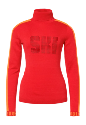 Trui Goldbergh Women Lucia LS Knit Sweater Flame